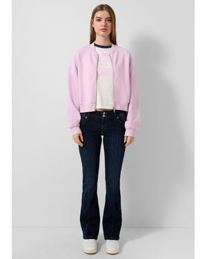 QS Jeans Catie Mid Rise Bootcut Fit - Pink