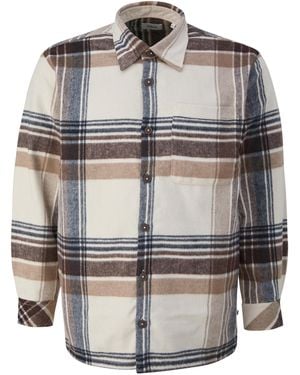 S.oliver Kariertes Overshirt Mit Aufgesetzten Taschen - Grau