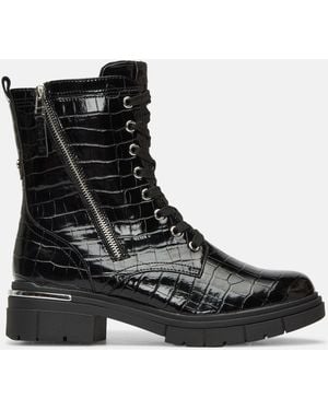 S.oliver Unifarbene Stiefel - Schwarz