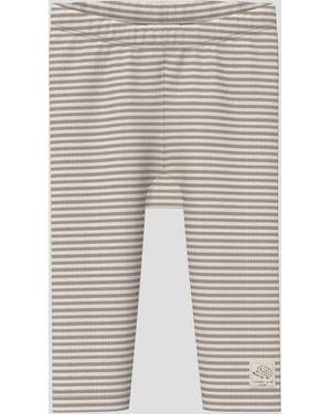 S.oliver Unisex Hose aus geringelter Baumwoll-Rippware - Mehrfarbig