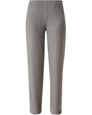S.oliver Loungehose Mit Rippstruktur - Grau