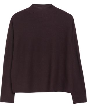 Comma, Feinstrick-Pullover Aus Viskosemix - Lila