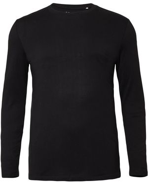 S.oliver Weiches Langarmshirt Aus Baumwolle - Schwarz