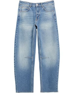 Comma, Barrel Leg Denim - Blau