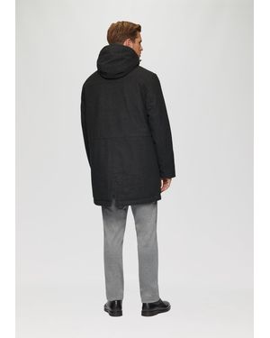 S Oliver Jacke Herren Herrenmantel Mit Kapuze – Warm