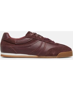 Comma, Sneaker Aus Veloursleder Mit Schnürung - Braun