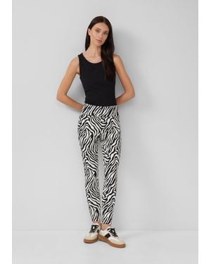 S.oliver Leggings mit Animal-All-over-Print - Mehrfarbig