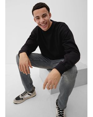 QS Herren Sweatshirt – Bequemer Basic-Pullover Für Freizeit & Alltag