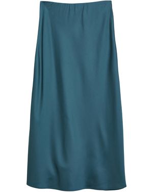 Comma, Satin-Rock Aus Viskosemix - Blau