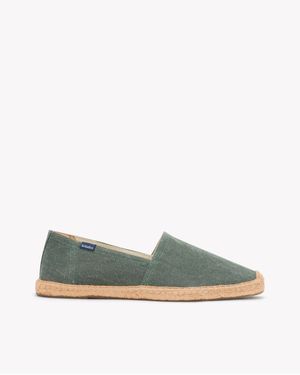 Soludos Mens_espadrilles_the Dali Original_canvas Colors_vintage Green