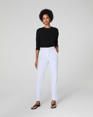 Spanx Supersmoothtm Stretch Twill Slim Straight Pant - White