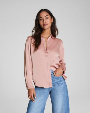 Spanx Silky Smooth Button Down - Multicolor