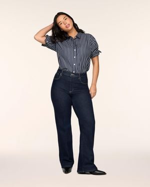 Spanx Shape Authentic 360 Bootcut Jeans - Blue
