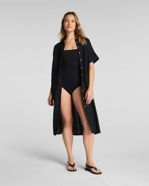 Spanx Beach Midi Dress - Black