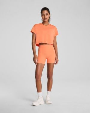 Spanx Shape Booty Boost Bike Short, 5" - Orange