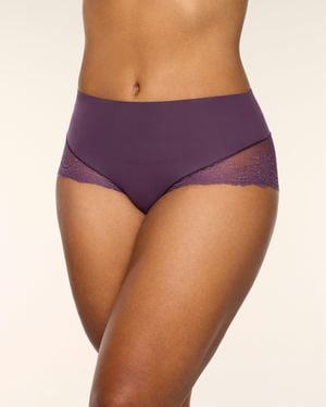 Spanx Supersmooth Undie-Tectable Lace Hi-Hipster - Purple