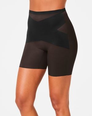 Spanx Shapetm Skinny Britches® Mid-thigh Short - Black