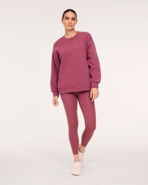 Spanx Shape Bodyline 7/8 Leggings With Mid-Tummy Compression - Pink