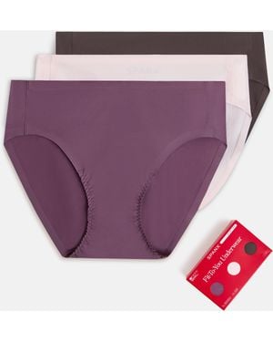 Spanx Smooth Fit-To-You Bikini 3-Pack Box - Purple