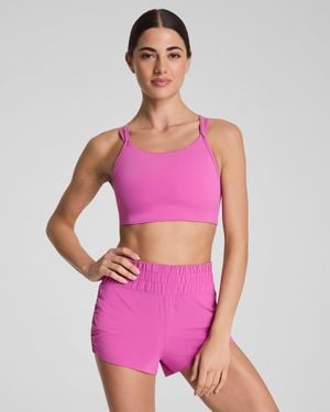 Spanx Boostup Low Impact Sports Bra With Staycool Tech - Pink