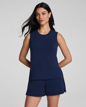 Spanx Airessentials Crewneck Tank Top - Blue