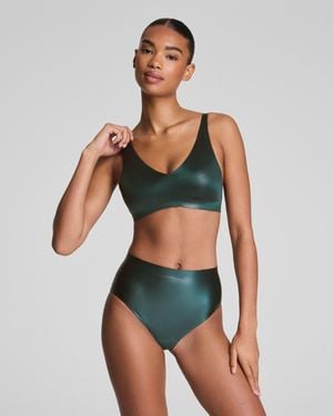 Spanx Shape Luxeshine Bralette - Green