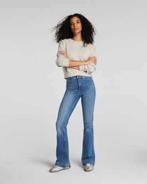 Spanx Sculpt Redefine Flare Jeans, Monterey Wash - Blue