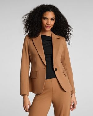 Spanx Ponte Tailored Blazer - Brown