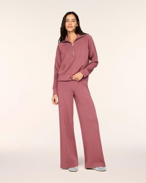 Spanx Airessentials Wide Leg Pants - Pink