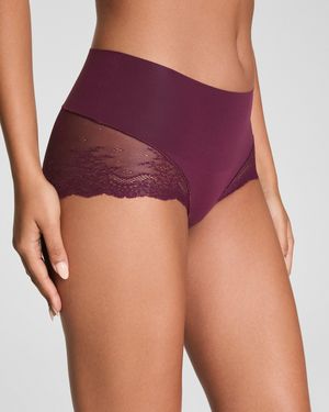 Spanx Supersmooth Undie-Tectable Lace Hi-Hipster - Purple