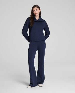 Spanx Airessentials Brushed Flare Pants - Blue