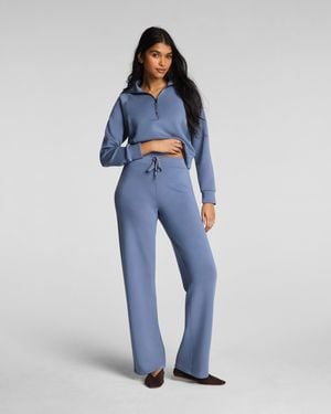 Spanx Airessentials Straight Leg Pants - Blue