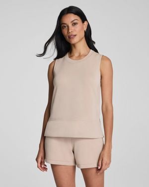 Spanx Airessentials Crewneck Tank Top - Natural