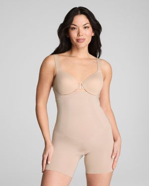Spanx Sculpttm Oncore High-waisted Mid-thigh Short - Natural