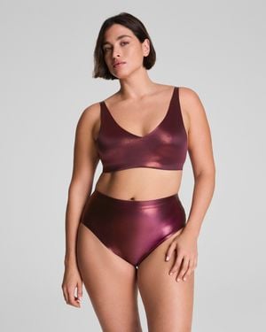 Spanx Shape Luxeshine Bralette - Red