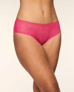 Spanx Supersmooth Day To Date Night Lace Bikini - Pink