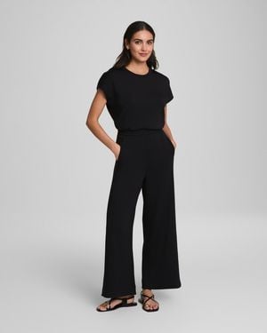 Spanx Airessentials® Cap Sleeve Cinched Jumpsuit - Black