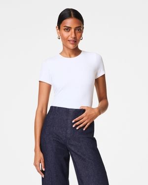 Spanx Smoothtm Jersey Crewneck Tee - White