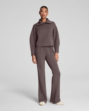 Spanx Airessentials Brushed Flare Pants - Brown