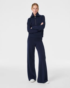 Spanx Airessentials Wide Leg Pants - Blue