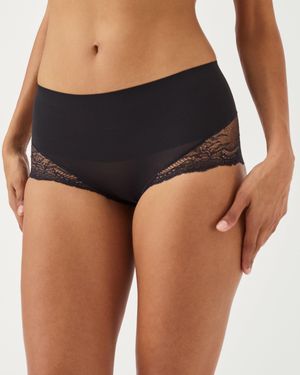 Spanx Supersmooth Undie-Tectable Lace Hi-Hipster - Black