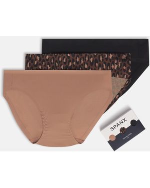 Spanx Smoothtm Fit-to-you Bikini 3-pack Box - White