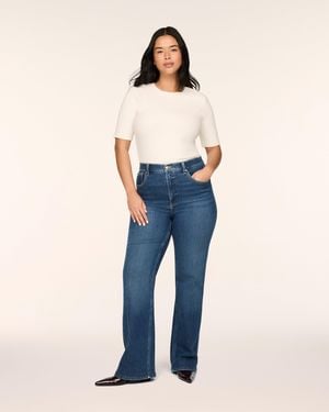 Spanx Shape Authentic 360 Bootcut Jeans, Adriatic - Blue