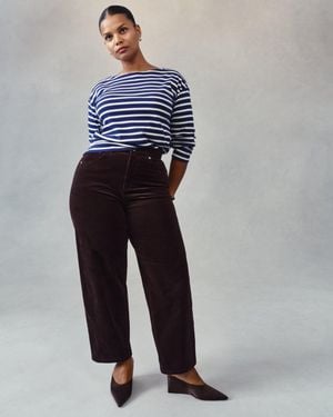 Spanx Shape Authentic 360 Corduroy Barrel Leg - White