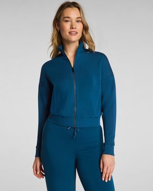 Spanx Airessentials Track Jacket - Blue