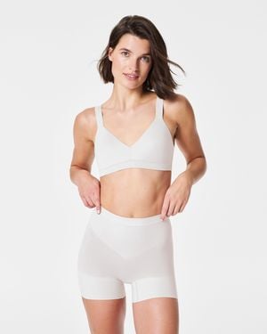 Spanx Sculpt Seamless Power Shorty - White