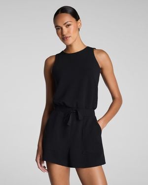 Spanx Airessentials French Rib Romper - Blue
