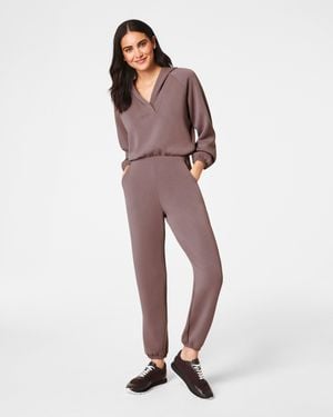 Spanx Airessentials® V-neck Hooded Jumpsuit - Multicolor