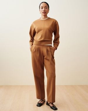 Spanx Ponte Pleated Tapered Pants - Multicolor