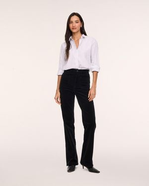 Spanx Shape Authentic 360 Corduroy Bootcut Jeans With Patch Pockets - Natural